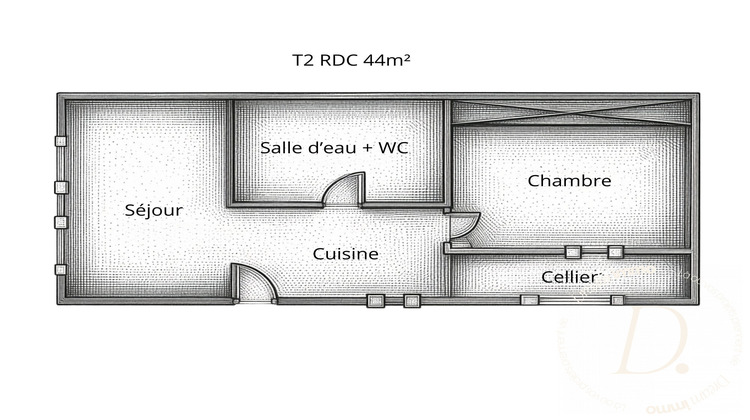 Ma-Cabane - Vente Appartement Mugron, 44 m²