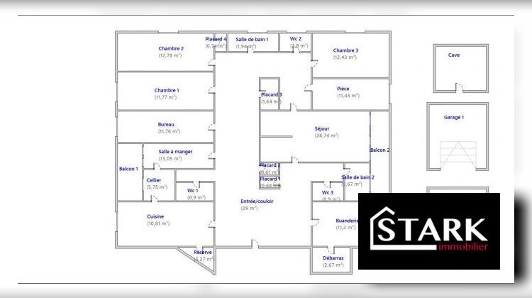 Ma-Cabane - Vente Appartement Mulhouse, 198 m²