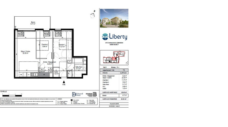Ma-Cabane - Vente Appartement NANCY, 60 m²