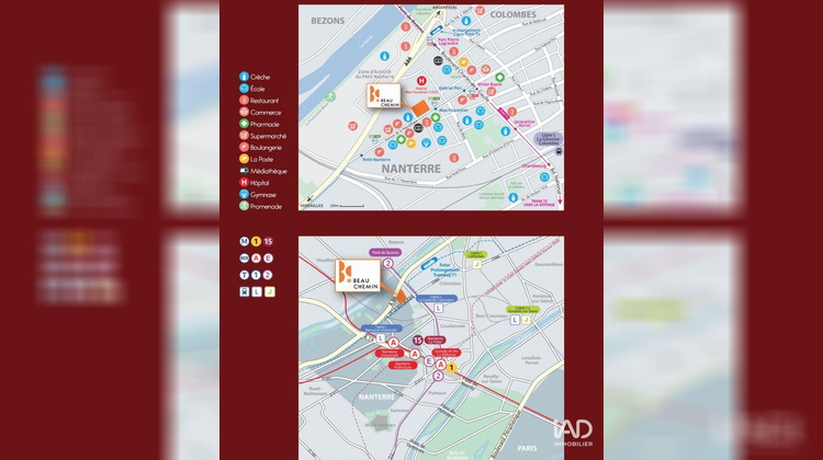 Ma-Cabane - Vente Appartement Nanterre, 65 m²