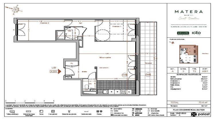 Ma-Cabane - Vente Appartement NANTES, 73 m²