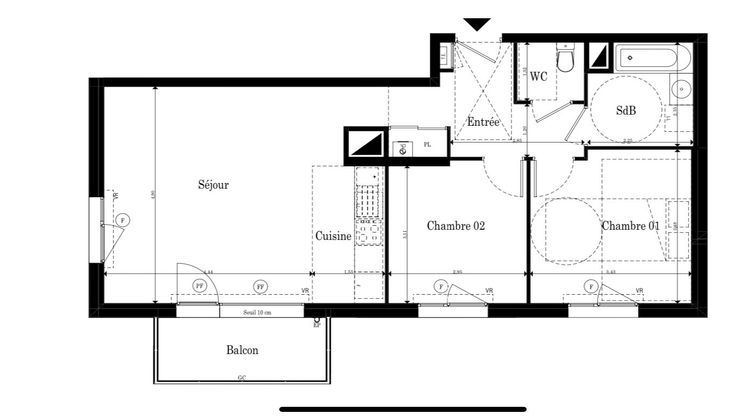 Ma-Cabane - Vente Appartement Nantes, 63 m²