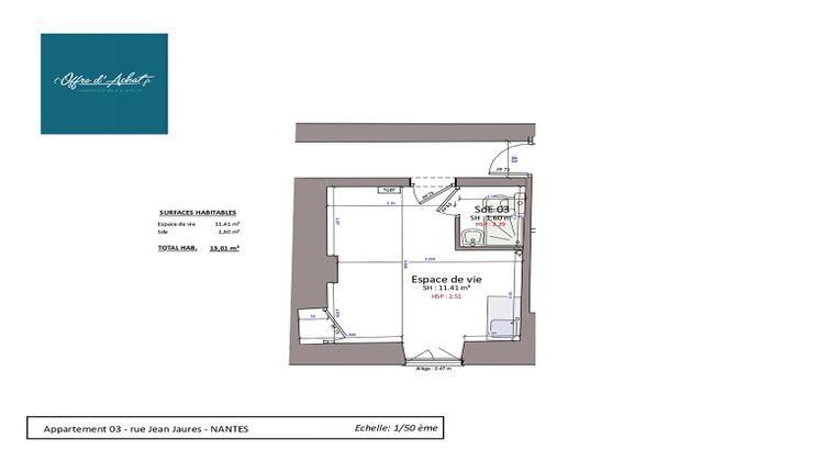 Ma-Cabane - Vente Appartement NANTES, 13 m²