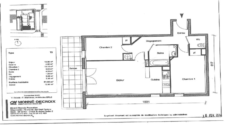 Ma-Cabane - Vente Appartement Nantes, 61 m²