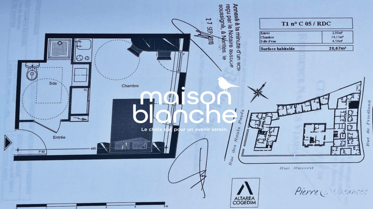 Ma-Cabane - Vente Appartement Nantes, 23 m²