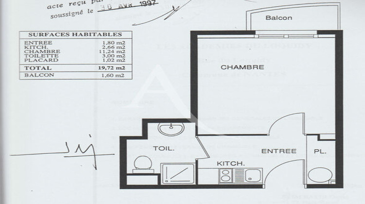 Ma-Cabane - Vente Appartement NANTES, 20 m²