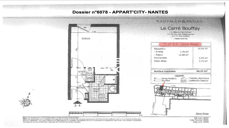 Ma-Cabane - Vente Appartement Nantes, 19 m²