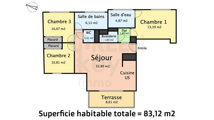 Ma-Cabane - Vente Appartement Nantes, 83 m²
