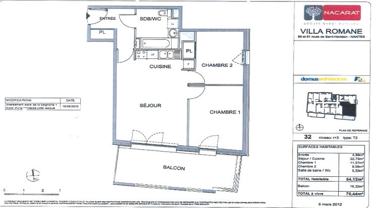 Ma-Cabane - Vente Appartement NANTES, 53 m²