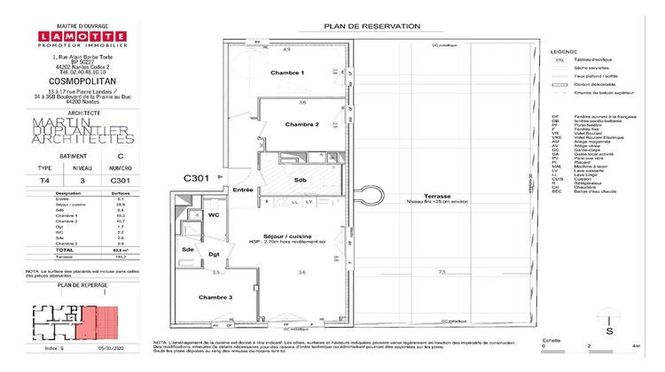 Ma-Cabane - Vente Appartement NANTES, 83 m²