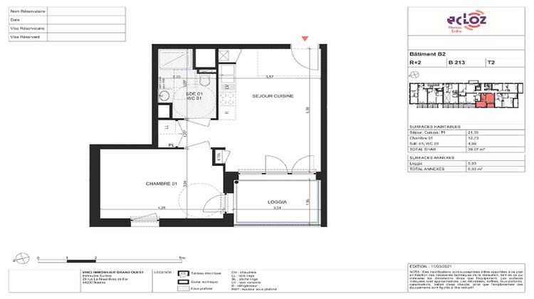 Ma-Cabane - Vente Appartement NANTES, 39 m²
