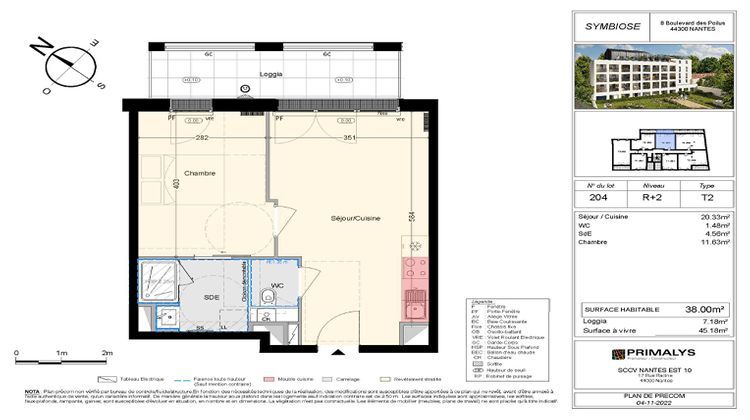 Ma-Cabane - Vente Appartement NANTES, 38 m²