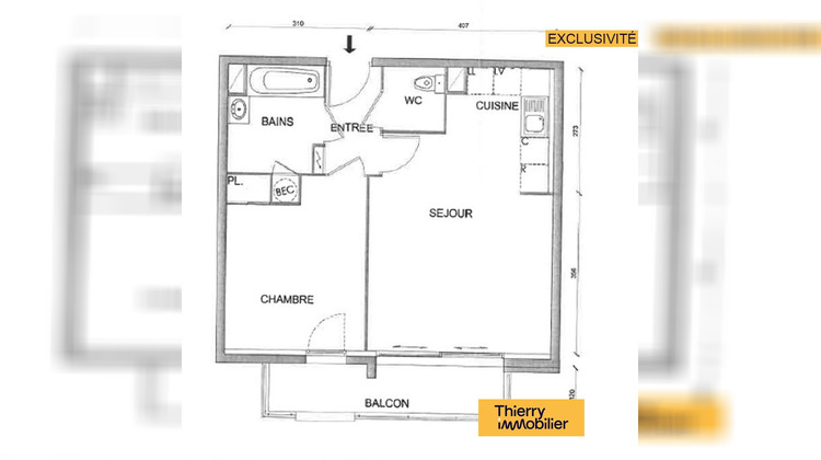 Ma-Cabane - Vente Appartement NANTES, 43 m²