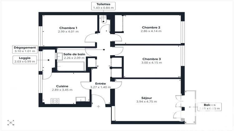 Ma-Cabane - Vente Appartement Nantes, 83 m²
