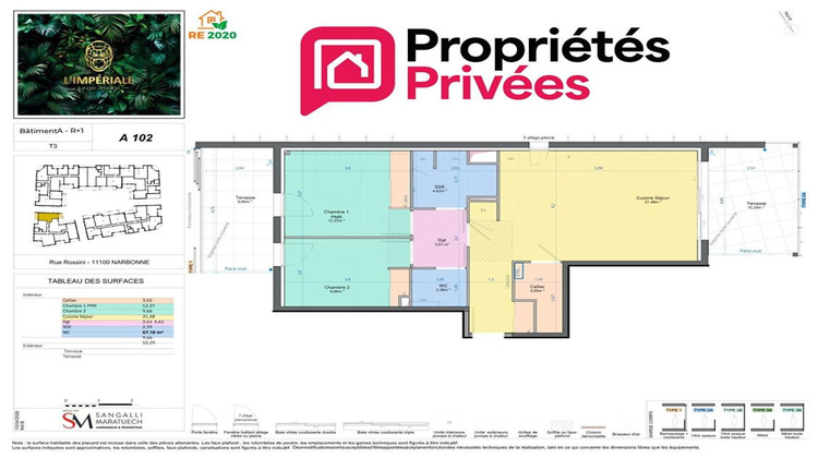 Ma-Cabane - Vente Appartement NARBONNE, 67 m²
