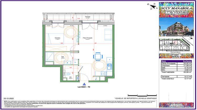 Ma-Cabane - Vente Appartement NEUILLY-PLAISANCE, 43 m²