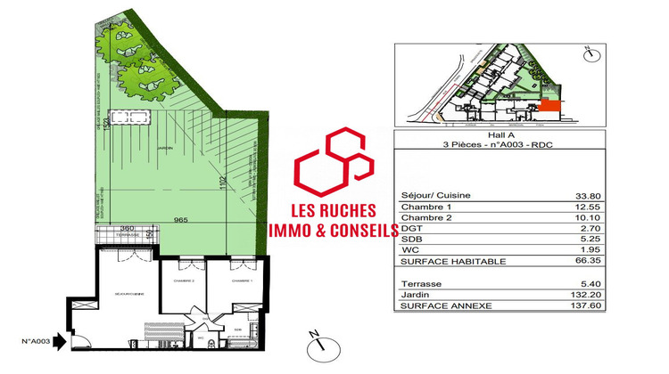 Ma-Cabane - Vente Appartement Neuilly-Plaisance, 67 m²