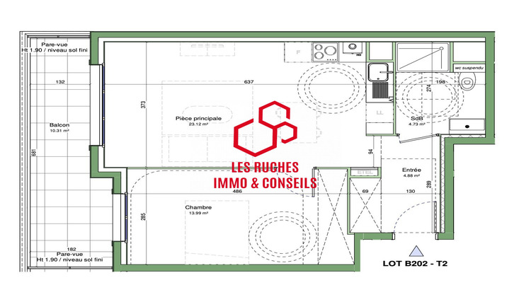 Ma-Cabane - Vente Appartement Neuilly-Plaisance, 46 m²