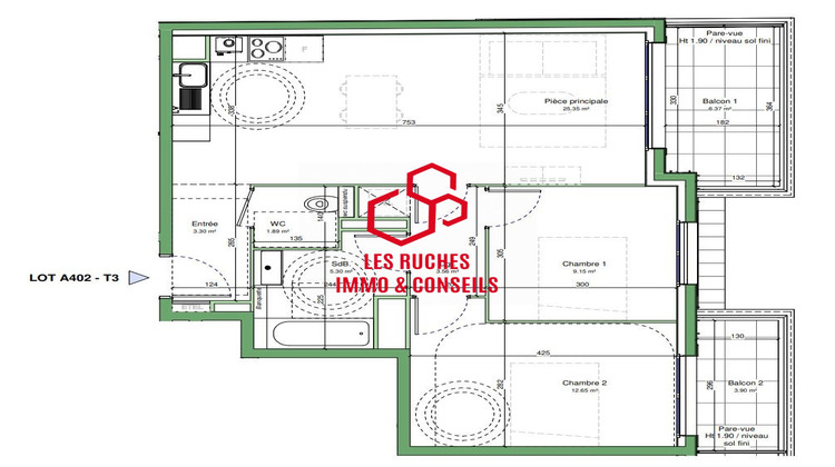 Ma-Cabane - Vente Appartement Neuilly-Plaisance, 61 m²