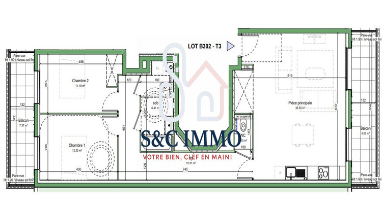 Ma-Cabane - Vente Appartement Neuilly-Plaisance, 80 m²