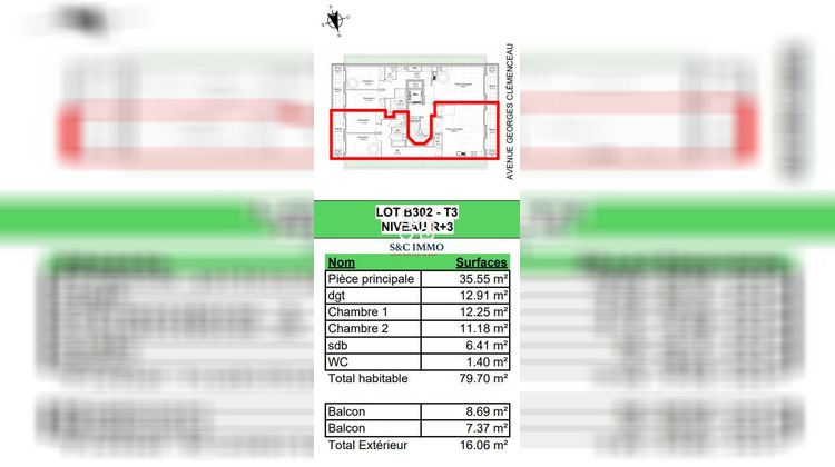 Ma-Cabane - Vente Appartement Neuilly-Plaisance, 80 m²