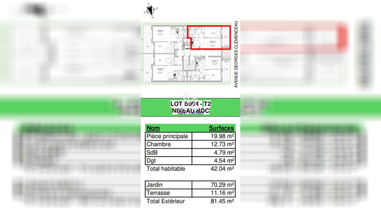 Ma-Cabane - Vente Appartement Neuilly-Plaisance, 42 m²