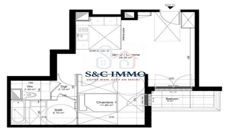 Ma-Cabane - Vente Appartement Neuilly-Plaisance, 50 m²