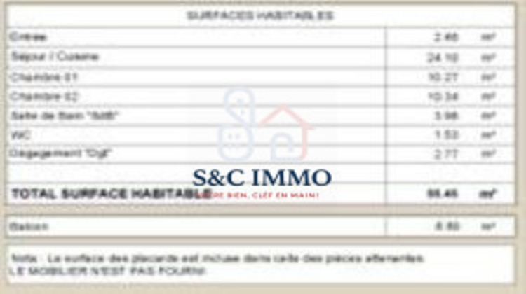 Ma-Cabane - Vente Appartement Neuilly-Plaisance, 55 m²