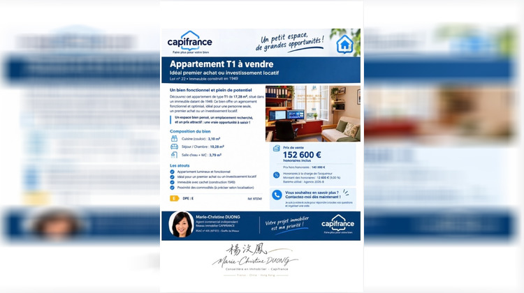 Ma-Cabane - Vente Appartement NEUILLY PLAISANCE, 17 m²