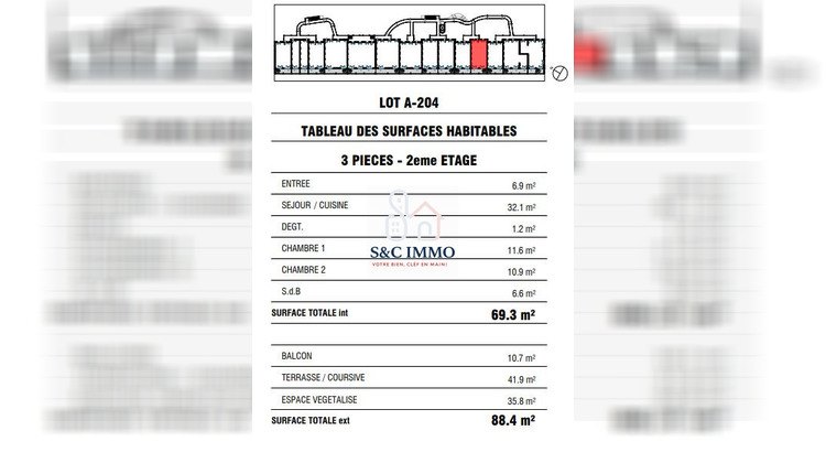 Ma-Cabane - Vente Appartement Neuilly-sur-Marne, 69 m²