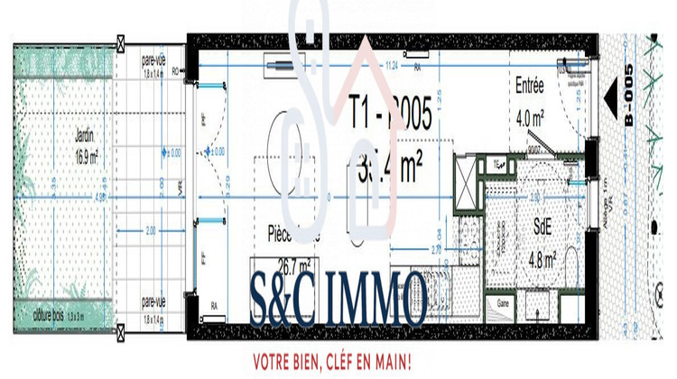Ma-Cabane - Vente Appartement Neuilly-sur-Marne, 35 m²