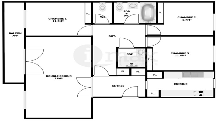 Ma-Cabane - Vente Appartement NEUILLY-SUR-SEINE, 95 m²