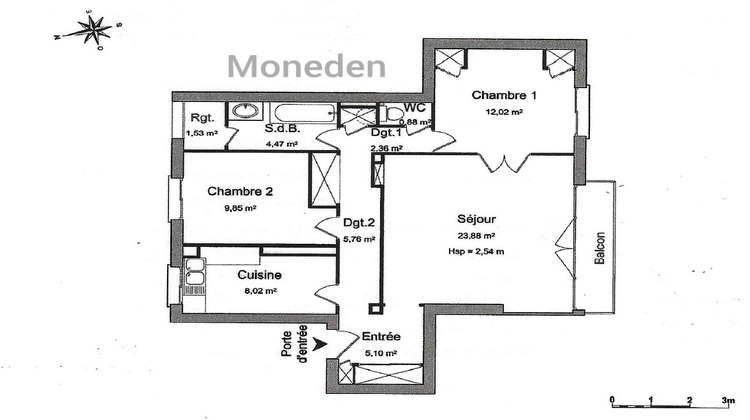 Ma-Cabane - Vente Appartement NEUILLY-SUR-SEINE, 75 m²