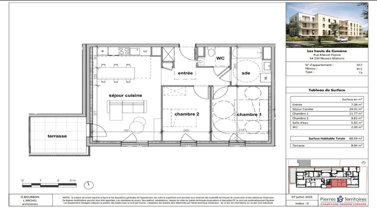 Ma-Cabane - Vente Appartement Neuves-Maisons, 60 m²
