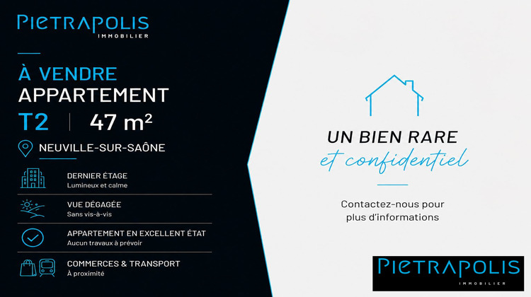 Ma-Cabane - Vente Appartement Neuville-sur-Saône, 46 m²