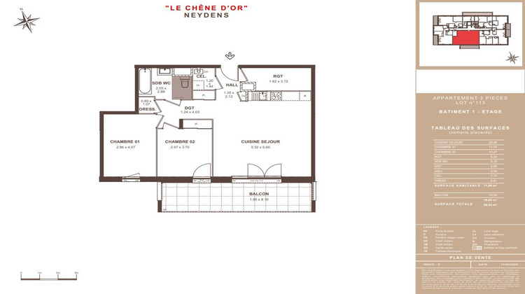 Ma-Cabane - Vente Appartement NEYDENS, 71 m²