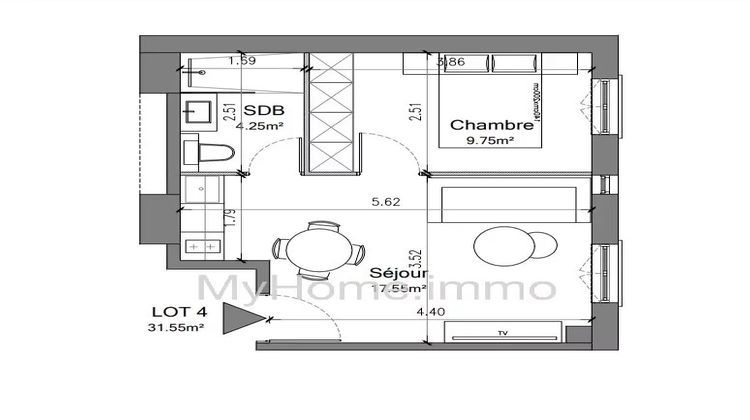 Ma-Cabane - Vente Appartement Nice, 31 m²