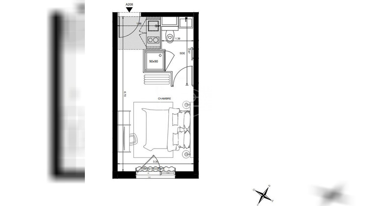 Ma-Cabane - Vente Appartement Nice, 21 m²