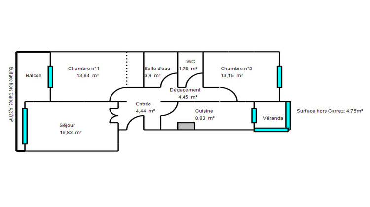 Ma-Cabane - Vente Appartement Nice, 67 m²