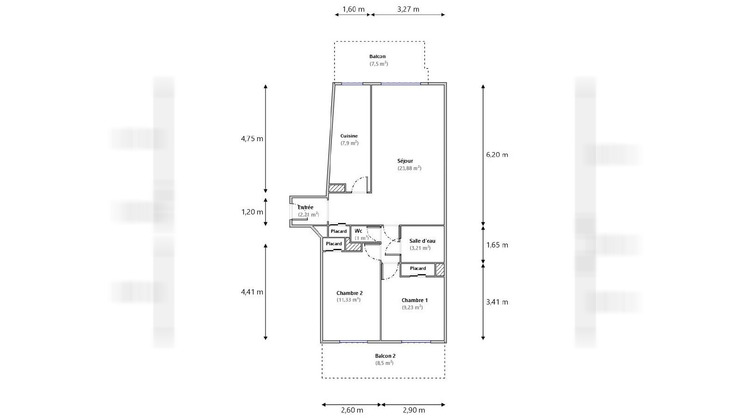 Ma-Cabane - Vente Appartement Nice, 60 m²
