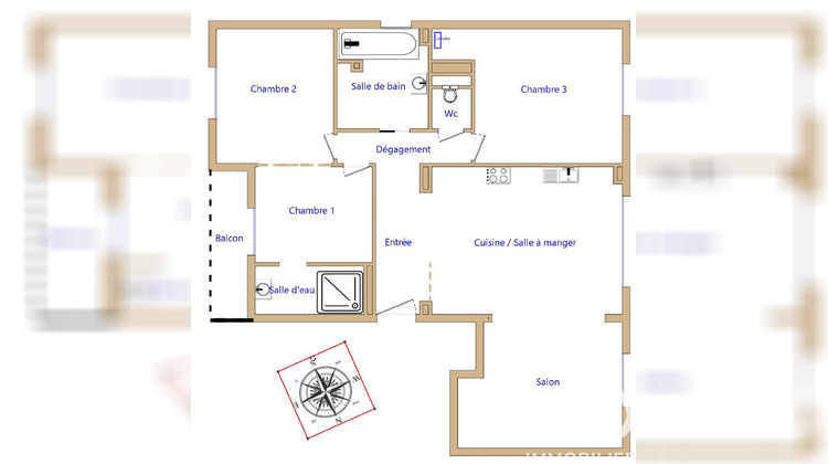 Ma-Cabane - Vente Appartement Nice, 70 m²