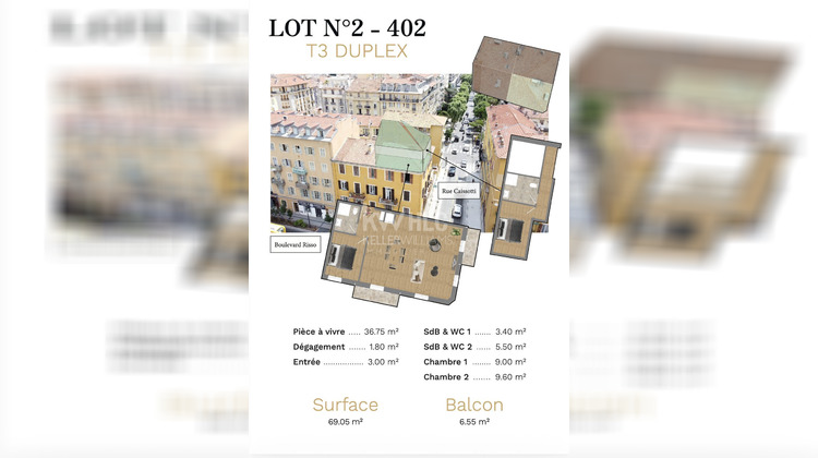 Ma-Cabane - Vente Appartement Nice, 69 m²