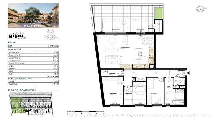 Ma-Cabane - Vente Appartement Niederhausbergen, 111 m²