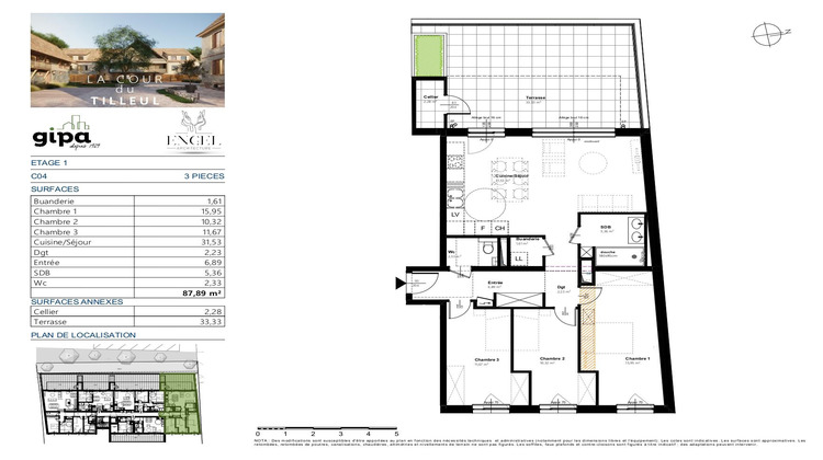 Ma-Cabane - Vente Appartement Niederhausbergen, 87 m²