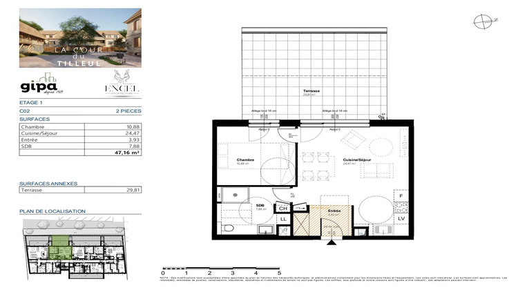 Ma-Cabane - Vente Appartement Niederhausbergen, 46 m²