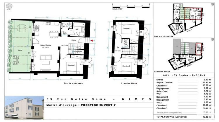 Ma-Cabane - Vente Appartement Nîmes, 79 m²