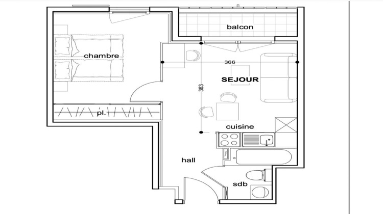 Ma-Cabane - Vente Appartement NIMES, 34 m²