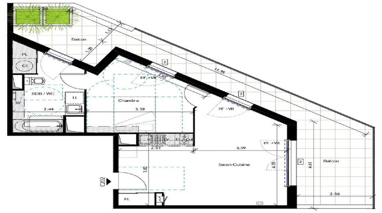 Ma-Cabane - Vente Appartement NIMES, 46 m²