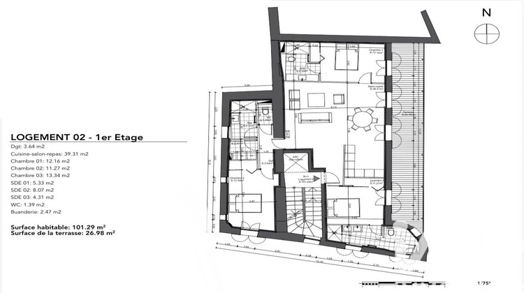 Ma-Cabane - Vente Appartement Nîmes, 101 m²