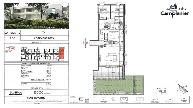 Ma-Cabane - Vente Appartement Nîmes, 98 m²